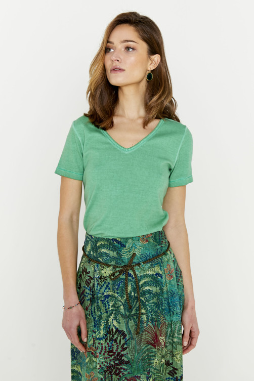 Jupe imprimé Zanzibar viscose - vêtement tendance Diplodocus