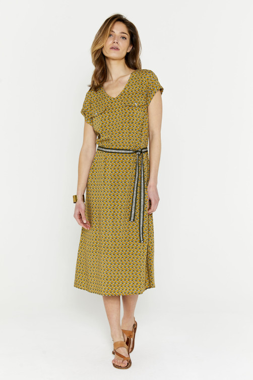 Robe imprimé Impala viscose tendance - vêtement mode Diplodocus