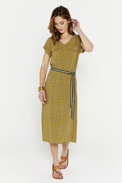 Robe imprimé Impala viscose tendance - vêtement mode Diplodocus