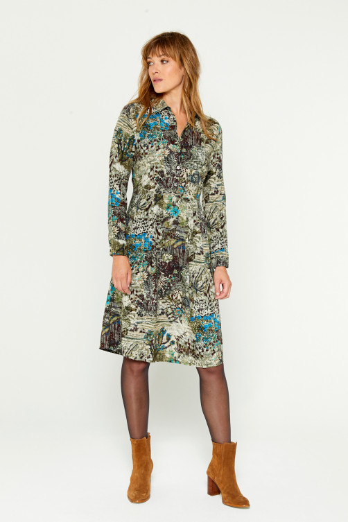 Robe imprimé Bliss viscose - vêtement mode Diplodocus