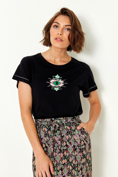Jupe imprimé BENGALI viscose - vêtement casual Diplodocus