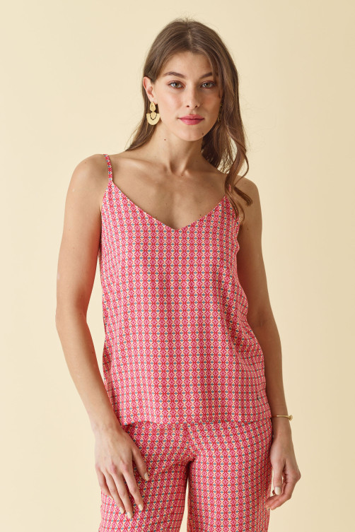 Top imprimé SWEETY viscose femme - vêtement casual Diplodocus