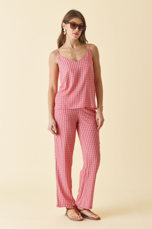 Top imprimé SWEETY viscose femme - vêtement casual Diplodocus