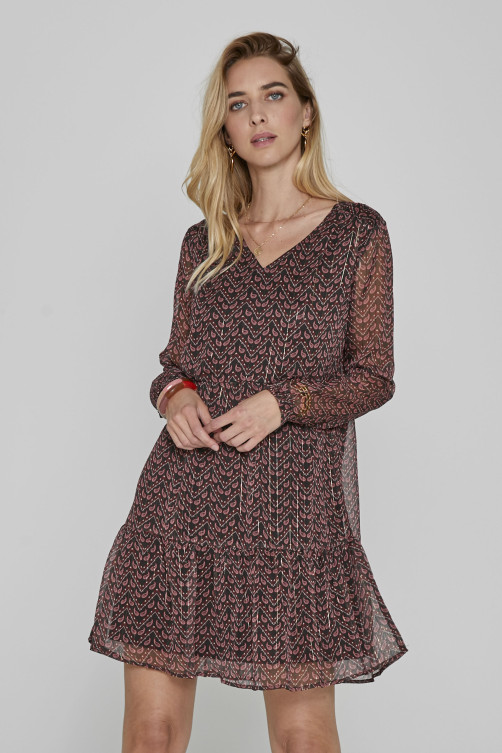 Robe imprimé Taj voile lurex - vêtement femme Diplodocus