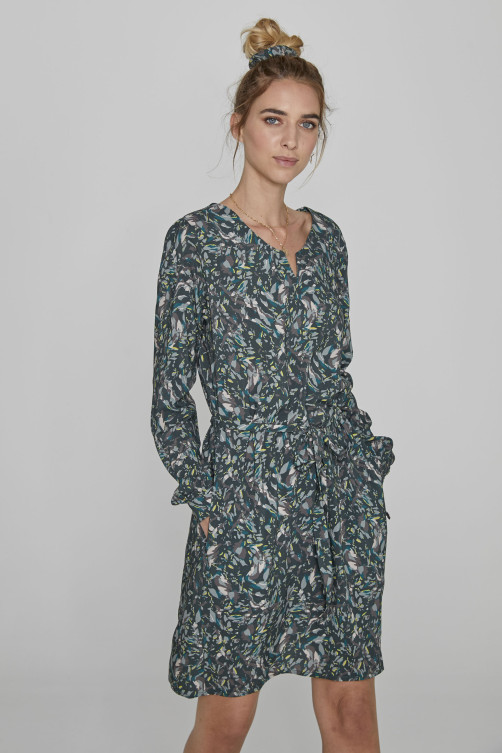 Robe imprimé Stockholm viscose - vêtement mode Diplodocus